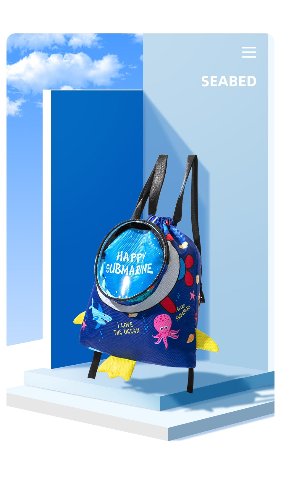 COPOZZ Child Backpack Sports Bags Kids Boys Girls Swimming Backpack - KiwisLove