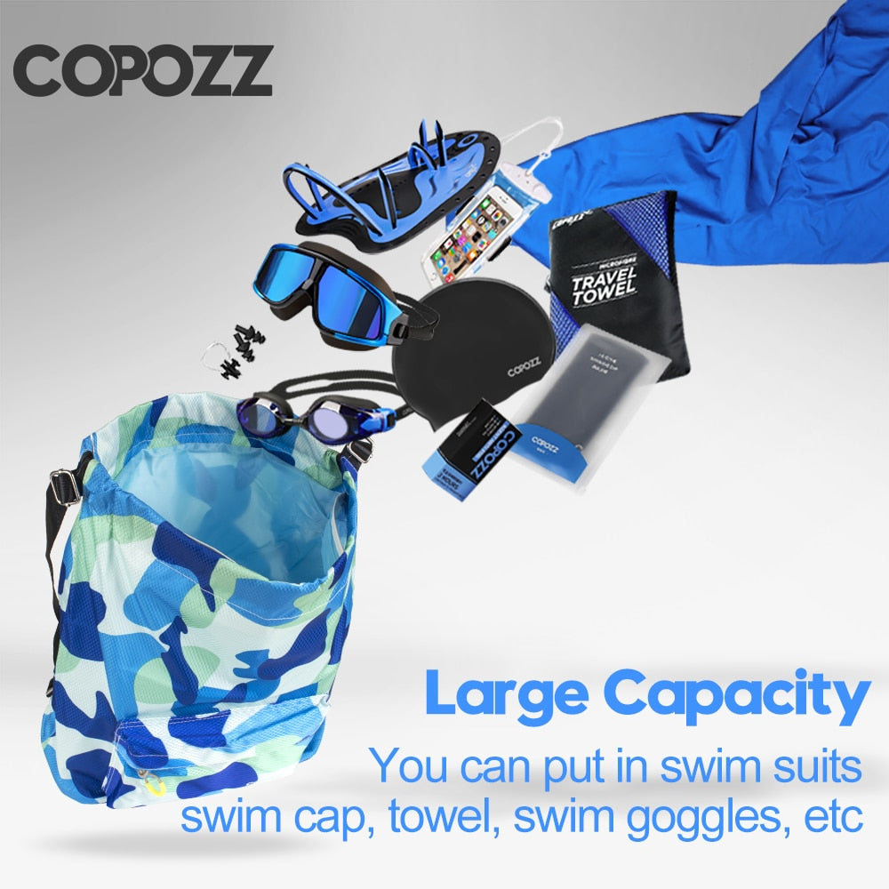 COPOZZ Backpack Large Combo Wet Dry Separation Swimming Waterproof - KiwisLove