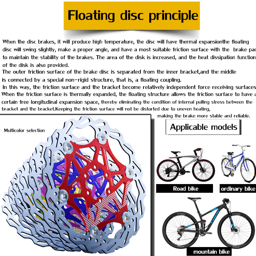 VXM Bicycle Brake  Disc Brake MTB DH Disc Rotors Hydreaulic Brake Pad - KiwisLove