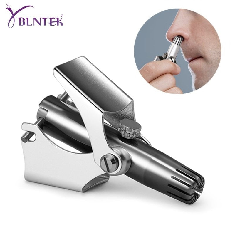 Nose Ear Hair Trimmer Stainless Steel Manual  Vibrissa Razor Shaver - KiwisLove
