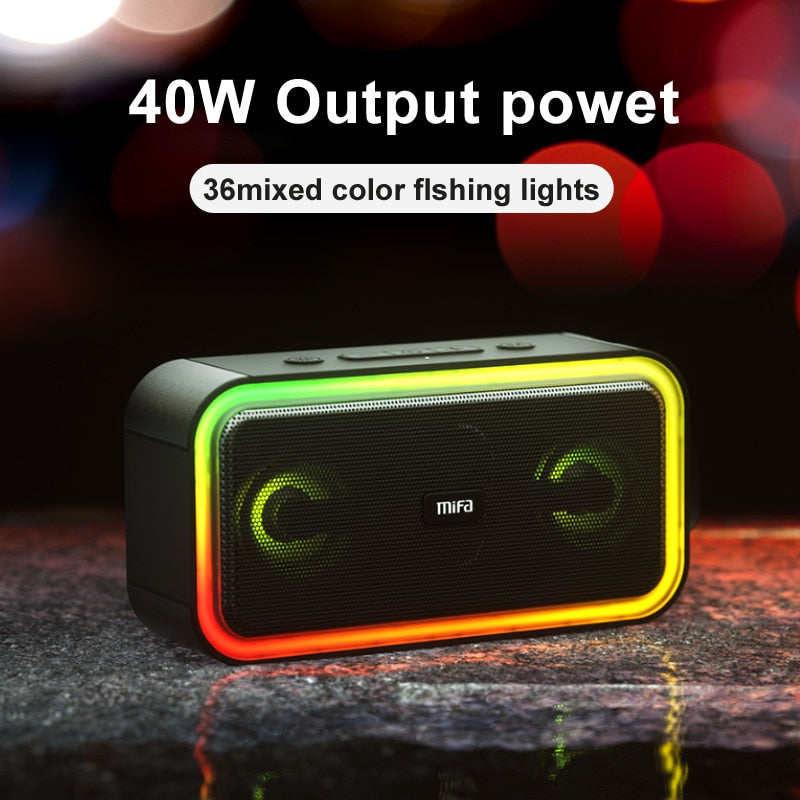 mifa F60 40W Output Power Bluetooth Speaker with Class D Amplifier - KiwisLove