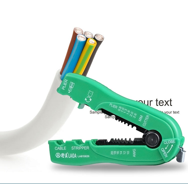 LAOA Portable Multifunctional Wire Pliers Palm wire stripper crimp tool - KiwisLove
