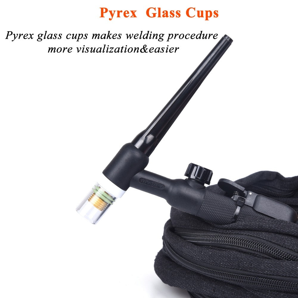 WP17 WP17FV WP17F TIG Welding Torch Gas-Electric Integrated Hose 4M - KiwisLove