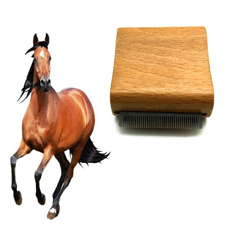 Horse Brush Scraper Stripper Epilator Grooming Tool Cleaning Comb Massage - KiwisLove