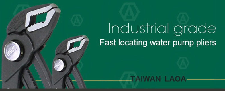 LAOA 10 inch Water Pump Pliers Pipe Wrench Plumbing Pliers Speed Grip - KiwisLove