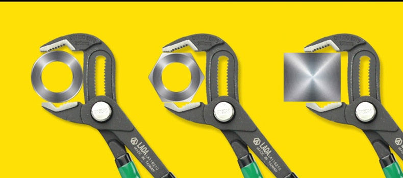 LAOA 10 inch Water Pump Pliers Pipe Wrench Plumbing Pliers Speed Grip - KiwisLove