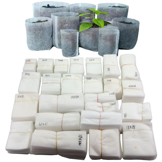 Biodegradable Nonwoven Fabric Nursery Plant Grow Bags Seedling Growing - KiwisLove
