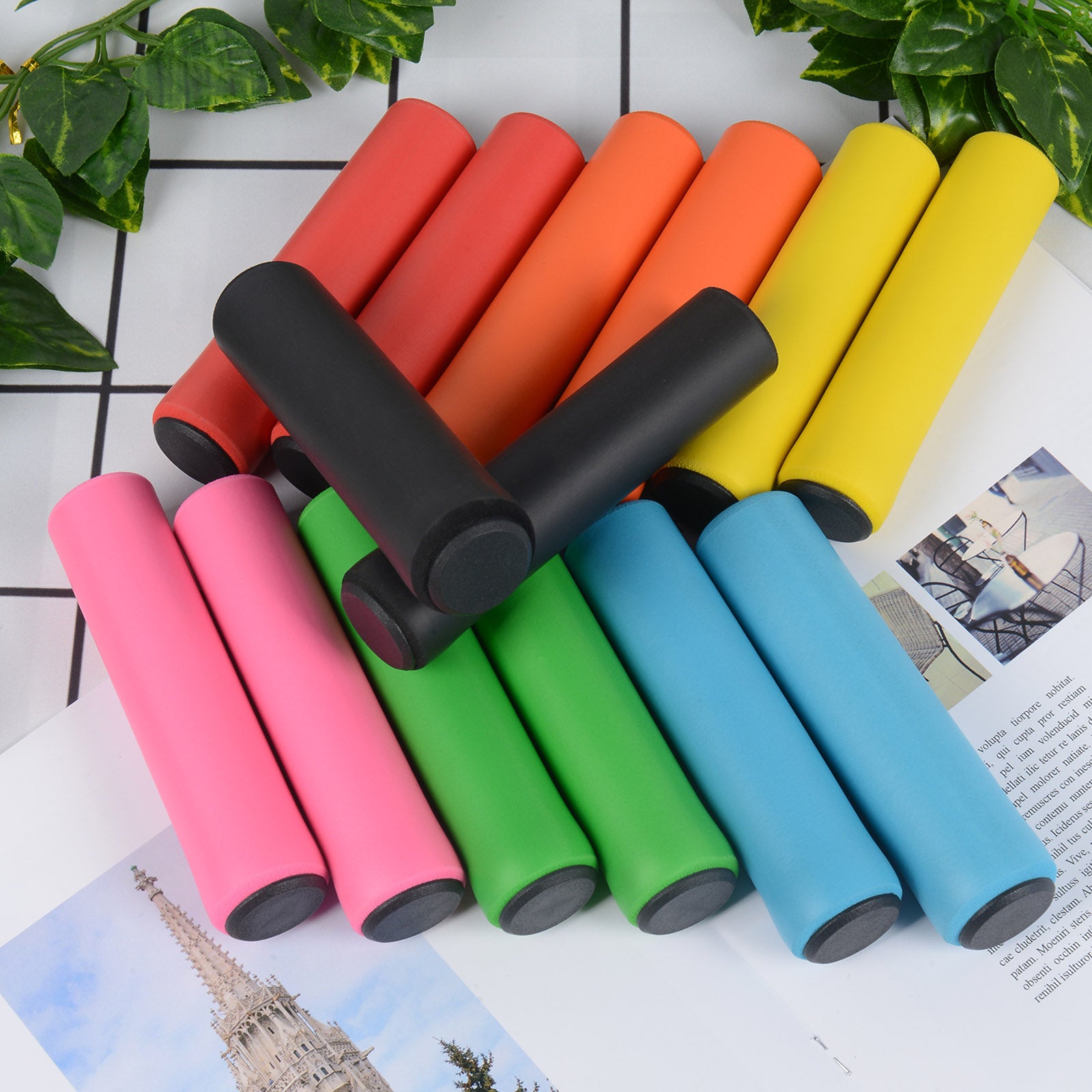 1Pair Silicone Cycling Bicycle Grips Outdoor MTB Mountain Bike Handlebar - KiwisLove