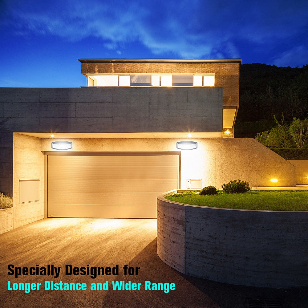 Goodland 308 LED Solar Light Outdoor  Lamp  PIR Motion Sensor Waterproof  Garden - KiwisLove