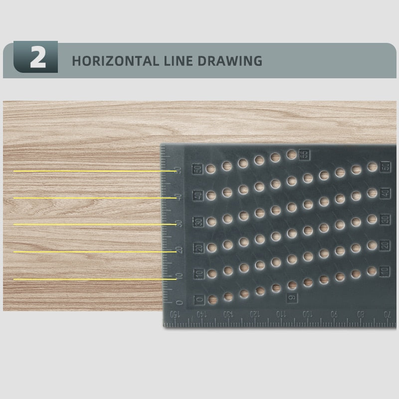 Angle Ruler 3D Mitre Gauge Square Size Marking Angle Measuring - KiwisLove