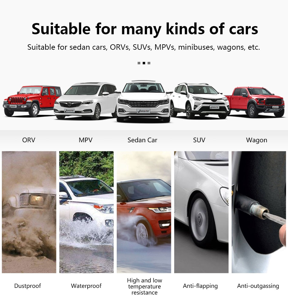 TPMS Tyre Pressure Monitoring System Solar Power Digital LCD Display Auto Security Alarm Systems Tyre Pressure - KiwisLove