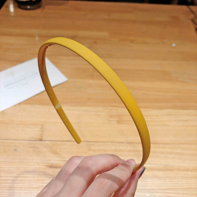 Plastic Fashion Frosted Wide Headband Hair Band Headwear - KiwisLove