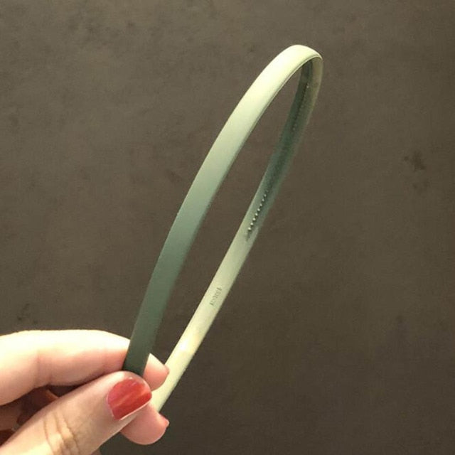 Plastic Fashion Frosted Wide Headband Hair Band Headwear - KiwisLove