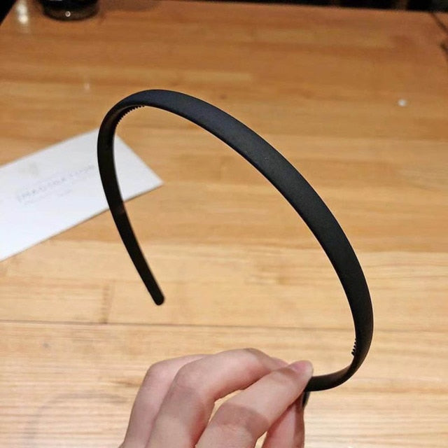 Plastic Fashion Frosted Wide Headband Hair Band Headwear - KiwisLove