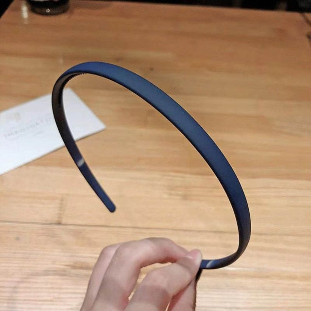 Plastic Fashion Frosted Wide Headband Hair Band Headwear - KiwisLove