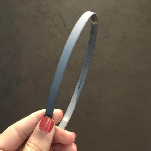 Plastic Fashion Frosted Wide Headband Hair Band Headwear - KiwisLove