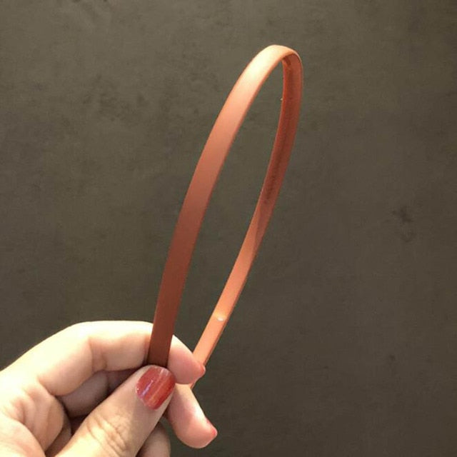 Plastic Fashion Frosted Wide Headband Hair Band Headwear - KiwisLove