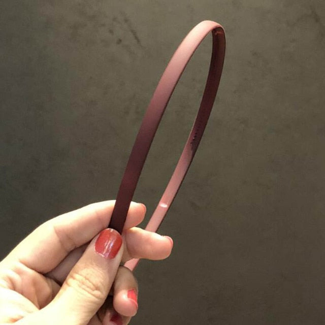 Plastic Fashion Frosted Wide Headband Hair Band Headwear - KiwisLove