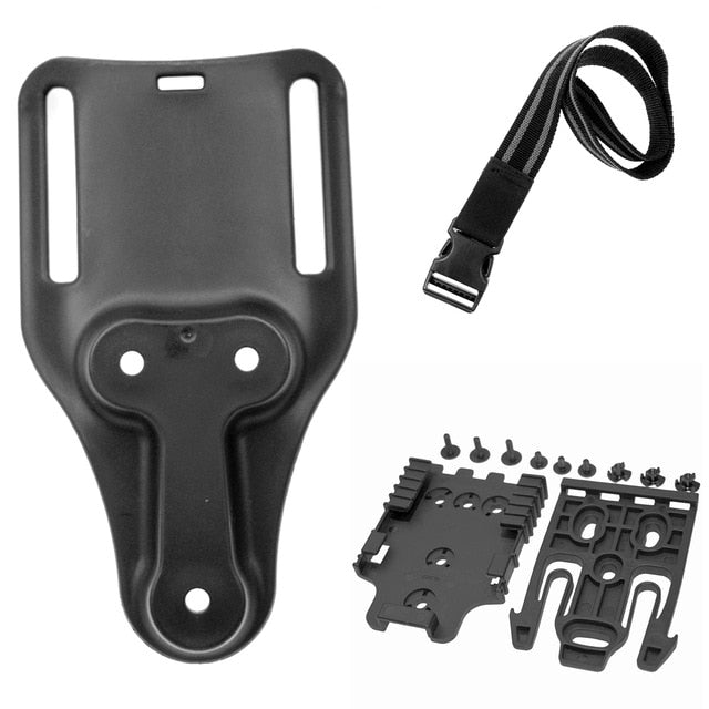 Safa Tactical Thigh Strap Quick Locking System Gun Accessories Tactical Drop Leg Elastic Band Strap with QLS 19 22 - KiwisLove