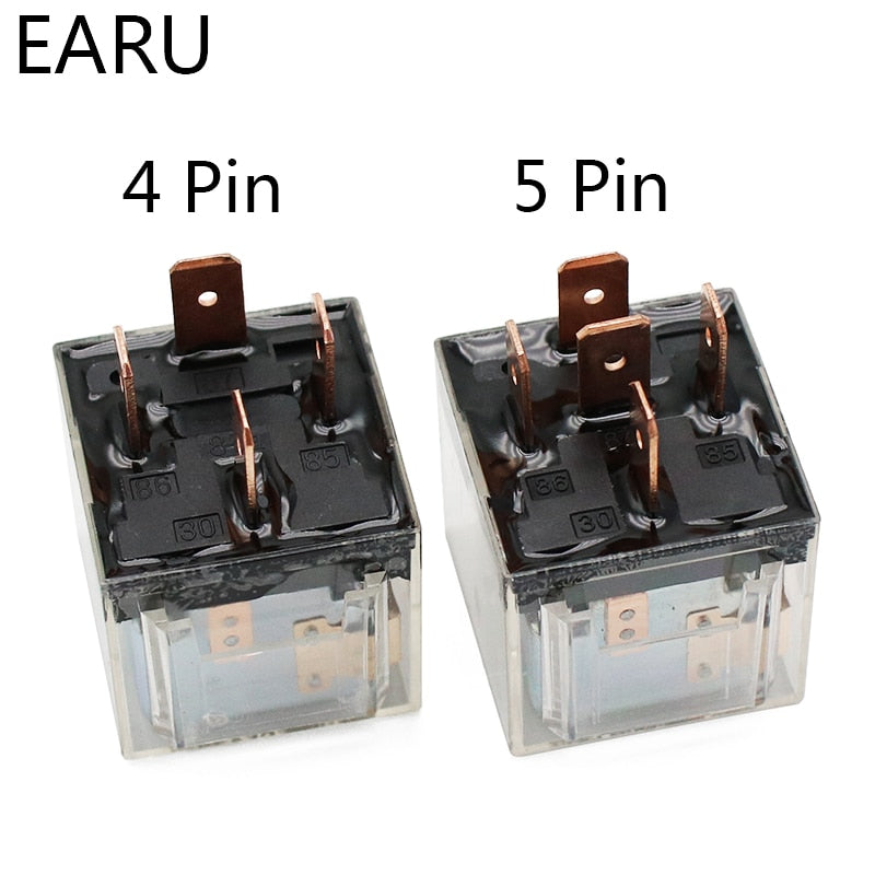 Waterproof Automotive Relay  SPDT Car Control Device 4pin 5pin - KiwisLove