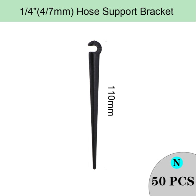 Garden Irrigation Hose Sprinkler Connector Double Barb Tee Elbow Eng Plug Water Pipe Joint 8/11 4/7mm Hose Lock Watering Fitting - KiwisLove