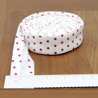 Bias Tapes (1") 25mm wide Single Fold Cotton Bias Binding Tapes STARS Series DIY Craft Apparel Sewing Fabric 5meters/lot - KiwisLove