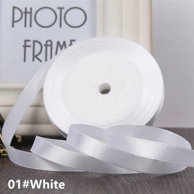 25Yards/Roll 15mm Grosgrain Satin Ribbons for Wedding Christmas Party Decoration - KiwisLove