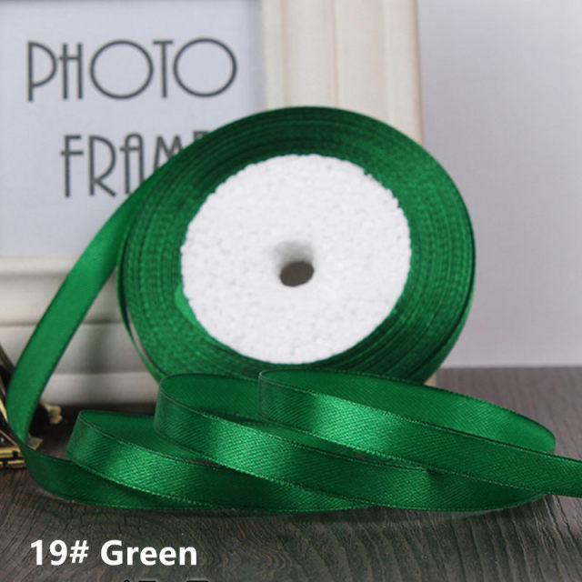 25Yards/Roll 6mm Grosgrain Satin Ribbons for Wedding Christmas Party Decoration6mm-50mm DIY Bow Craft Ribbons Card gift - KiwisLove