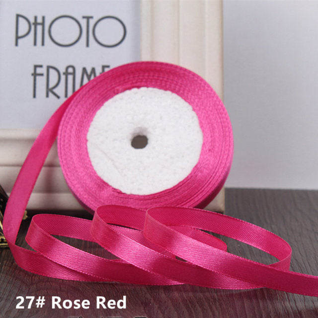 25Yards/Roll 20mm Grosgrain Satin Ribbons for Wedding Christmas Party Decoration - KiwisLove