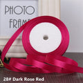 25Yards/Roll 20mm Grosgrain Satin Ribbons for Wedding Christmas Party Decoration - KiwisLove