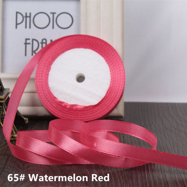 25Yards/Roll 25mm Grosgrain Satin Ribbons for Wedding Christmas Party Decoration - KiwisLove