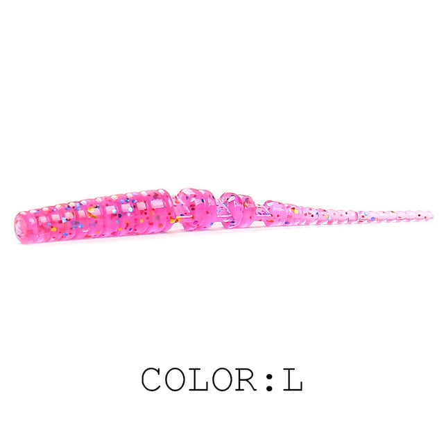 Fishing Soft Worm Lures Ice Fishing Bait Soft Polaris Sinking Lure Pesca - KiwisLove