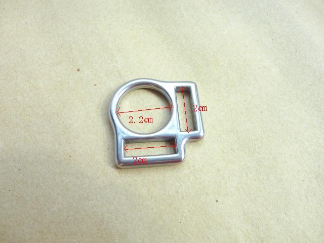 20PCS Stainless Steel Horse Halter Square Buckle With 2 Slots 2cm 2.7cm - KiwisLove