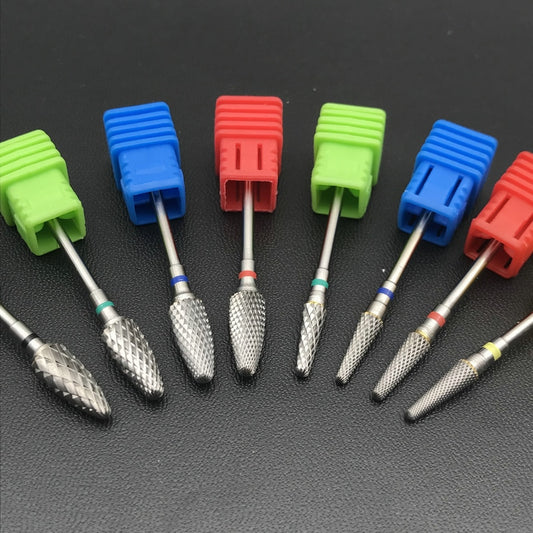 15 Style Choice Tungsten Carbide Nail Drill Bits Machine Nail Cutter - KiwisLove
