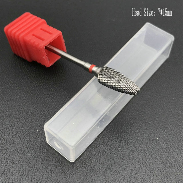 15 Style Choice Tungsten Carbide Nail Drill Bits Machine Nail Cutter - KiwisLove