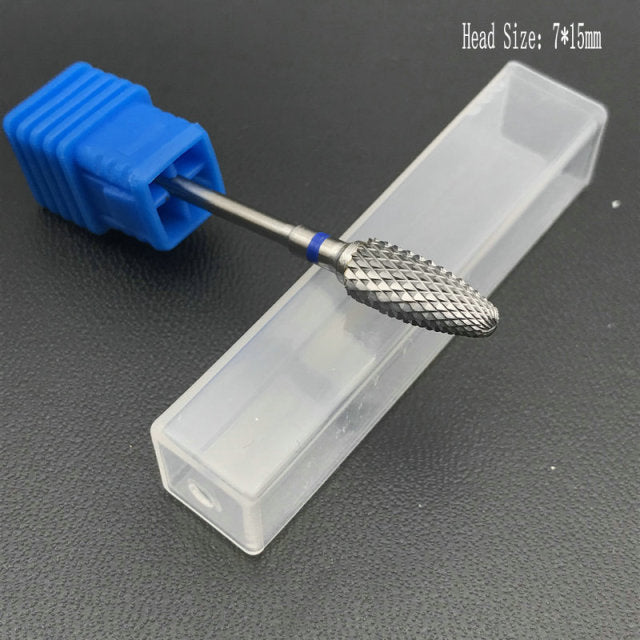 15 Style Choice Tungsten Carbide Nail Drill Bits Machine Nail Cutter - KiwisLove
