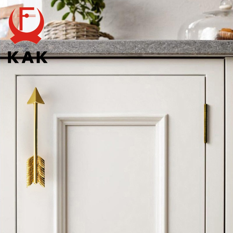 Arrow Handle Zinc Alloy Kitchen Cabinet - KiwisLove