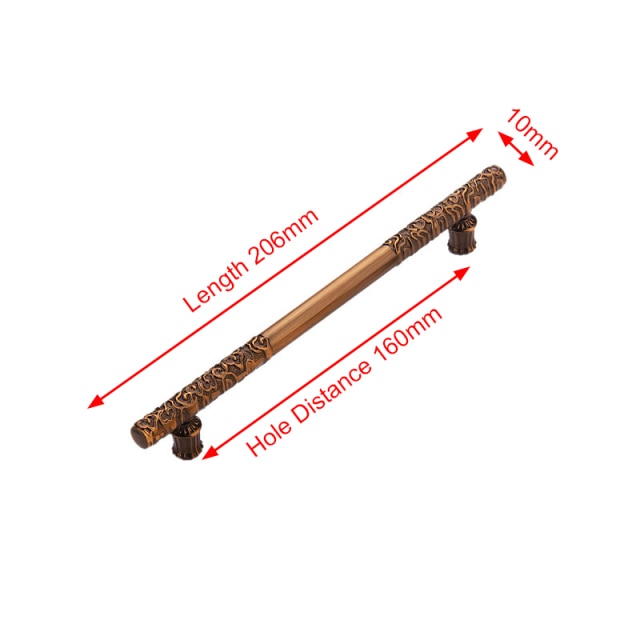 Vintage Antique Bronze Cabinet Handles Chinese Style - KiwisLove