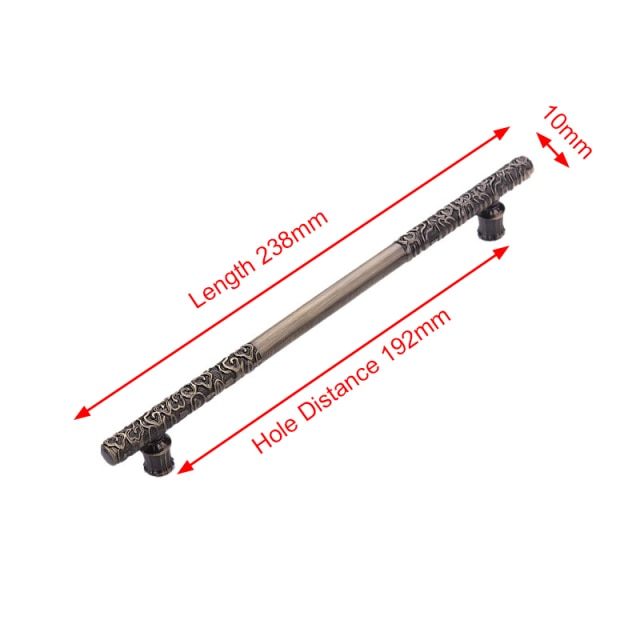 Vintage Antique Bronze Cabinet Handles Chinese Style - KiwisLove