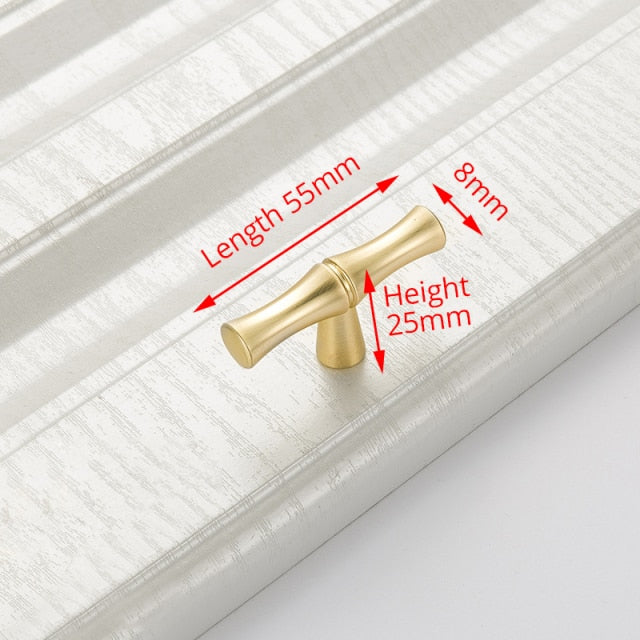 Bamboo Design Handles  Knobs  Handles - KiwisLove