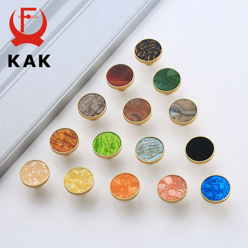 KAK Zinc Alloy Wall Hooks Gold Cabinet Knobs and Handles - KiwisLove