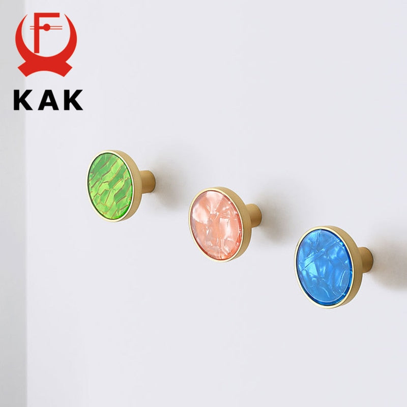 KAK Zinc Alloy Wall Hooks Gold Cabinet Knobs and Handles - KiwisLove