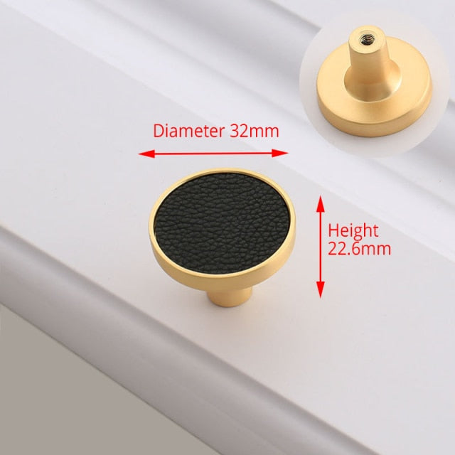 KAK Zinc Alloy Wall Hooks Gold Cabinet Knobs and Handles - KiwisLove