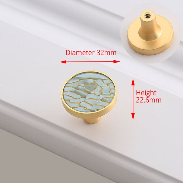 KAK Zinc Alloy Wall Hooks Gold Cabinet Knobs and Handles - KiwisLove