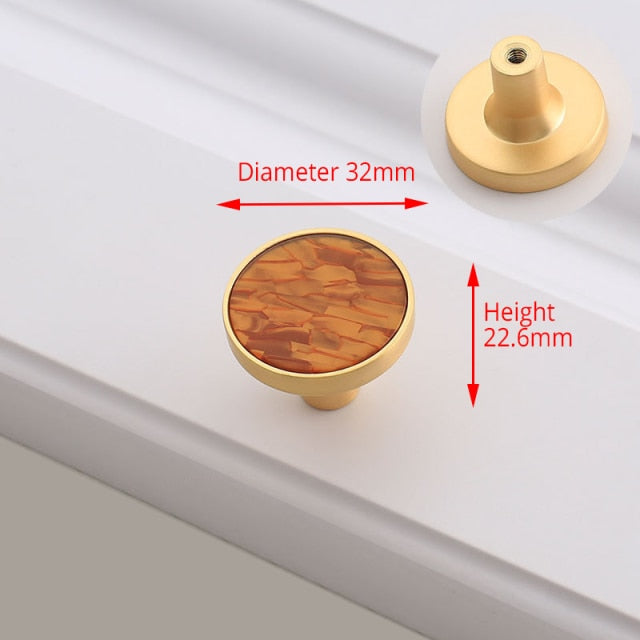 KAK Zinc Alloy Wall Hooks Gold Cabinet Knobs and Handles - KiwisLove