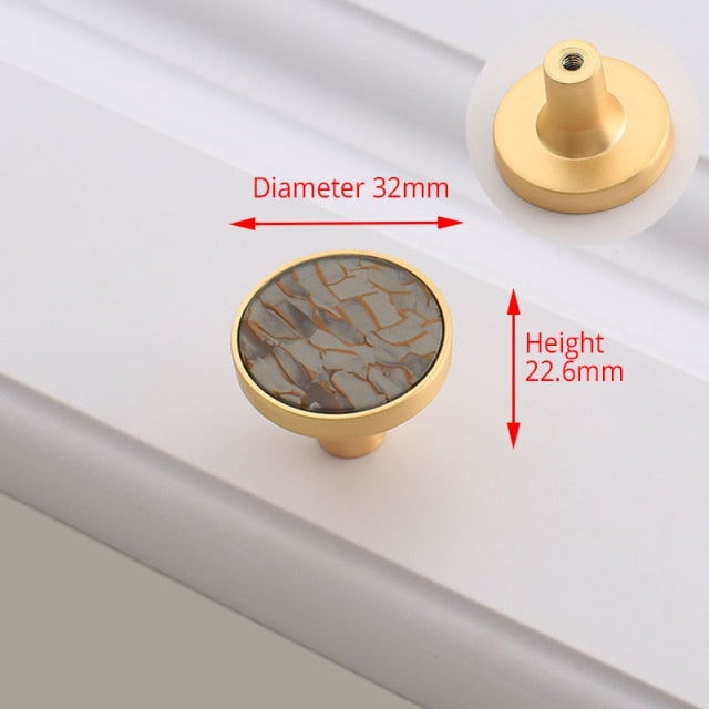 KAK Zinc Alloy Wall Hooks Gold Cabinet Knobs and Handles - KiwisLove