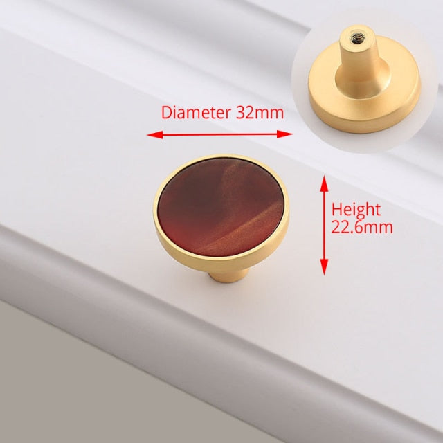 KAK Zinc Alloy Wall Hooks Gold Cabinet Knobs and Handles - KiwisLove