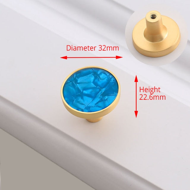 KAK Zinc Alloy Wall Hooks Gold Cabinet Knobs and Handles - KiwisLove