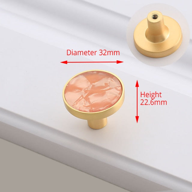 KAK Zinc Alloy Wall Hooks Gold Cabinet Knobs and Handles - KiwisLove