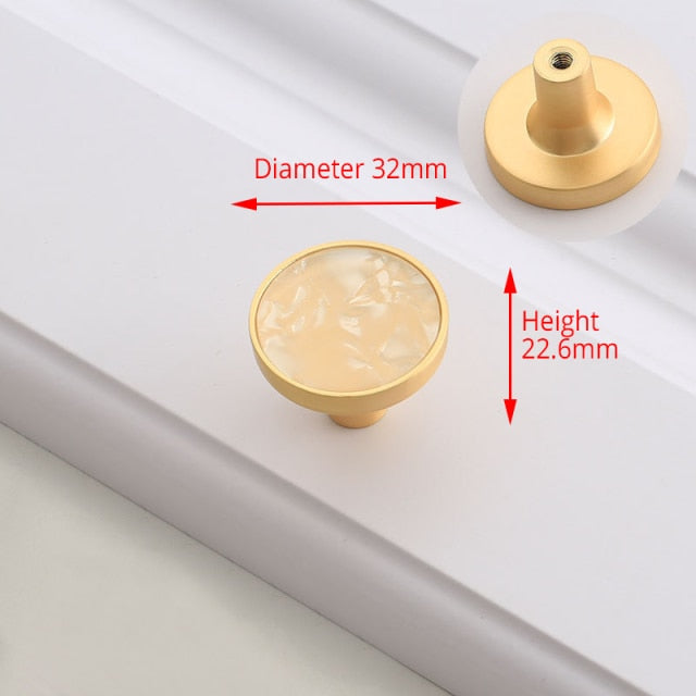 KAK Zinc Alloy Wall Hooks Gold Cabinet Knobs and Handles - KiwisLove